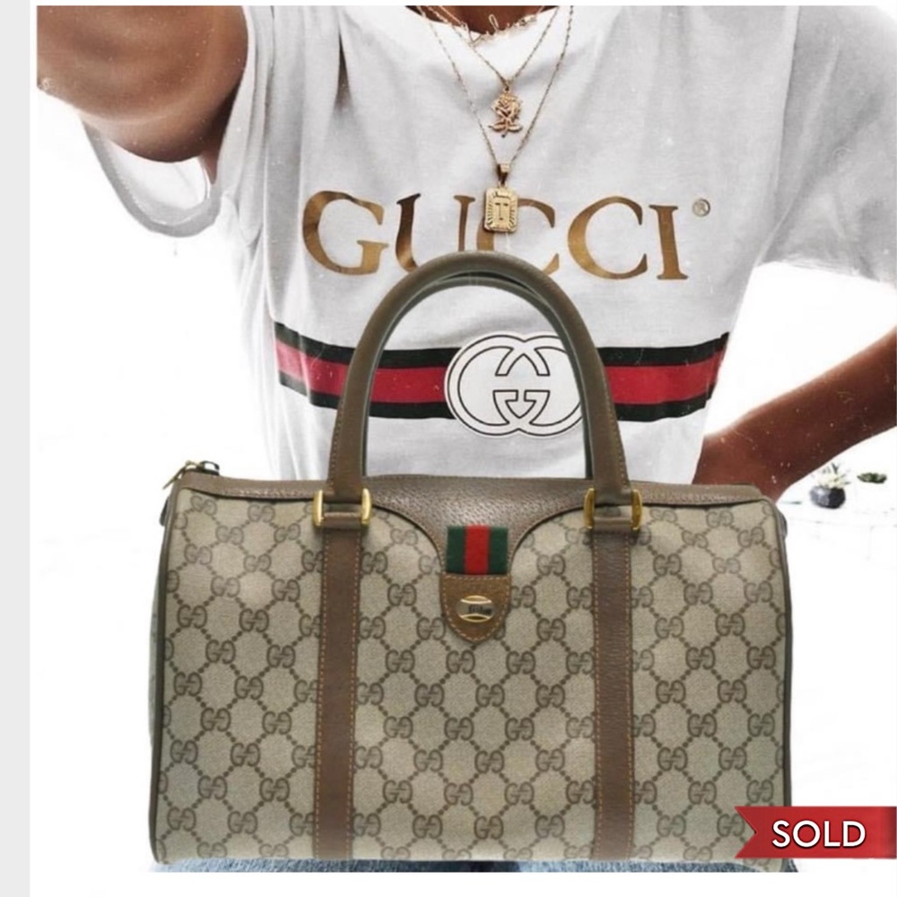 🔴SOLD🔴Gucci Doctors Boston Bag - Picture 1 of 17